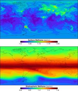 Foto: GMAO Chemical Forecasts and GEOSCHEM NRT Simulations